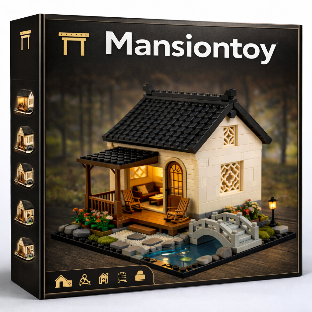 Riverside Courtyard Cottage Building Set